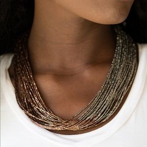 Any item 5 for $25   Flashy Beaded Cooper Necklace